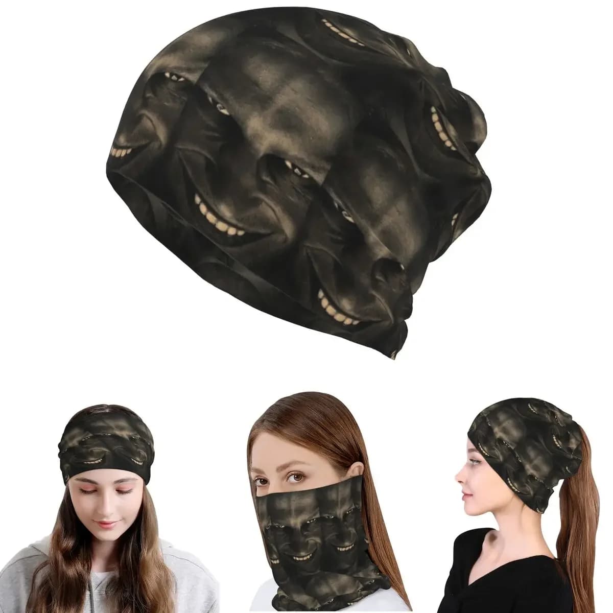 Aphex Twin Electronic Music Artist Producer Bandana Neck Gaiter Mask Scarf Multi-use Headwear Beanies Hat Unisex Adult