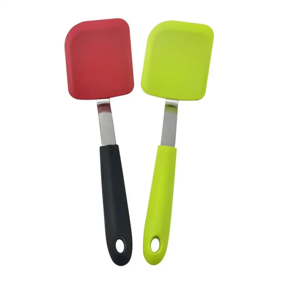 New Silicone Frying Fish Spatula CookingTools Stainless Steel Handle Spatula For Silicone Frying Tool Cooking Spatula