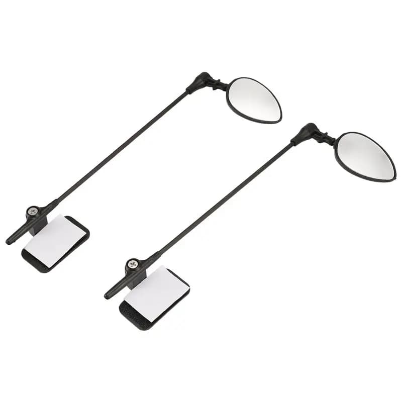 2 Pack Bike Helmet Mirror, 360 Degree Adjustable Bicycle Rear View Mirror Bike Mirror Lightweight For Cycling