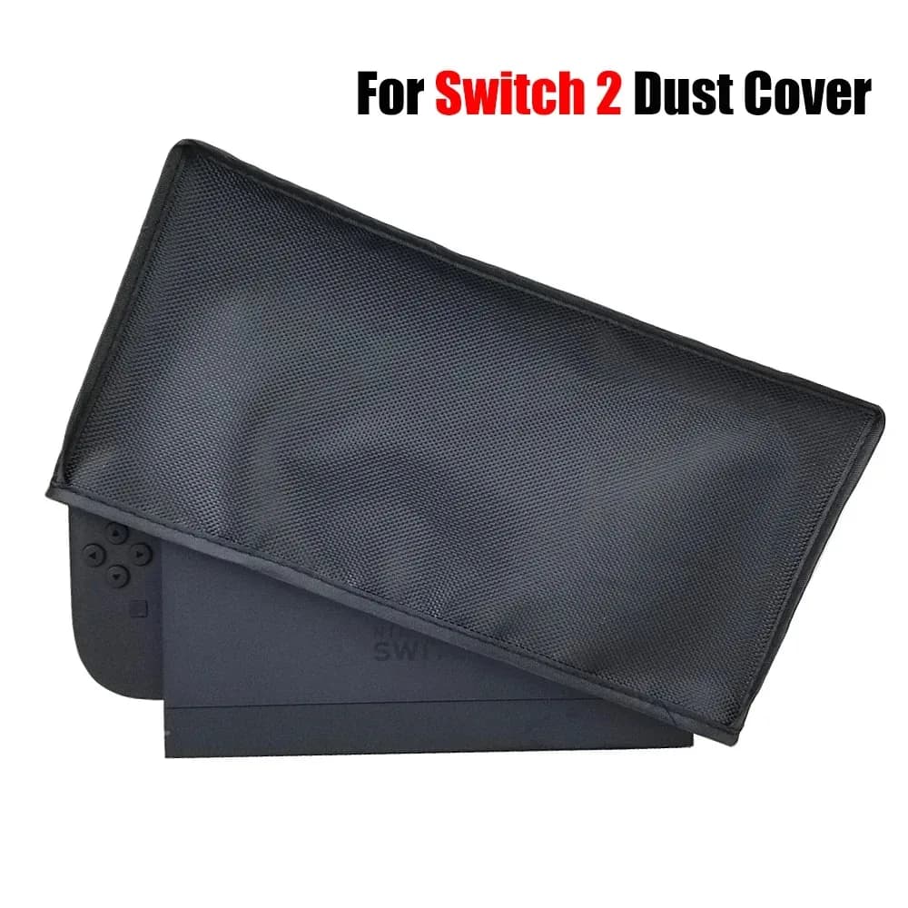 New Dustproof Case for Switch 2 Anti-Scratch Cloth Dust Cover Mesh Stopper Net Compatible Nintendo Switch 2 Game Console Dock