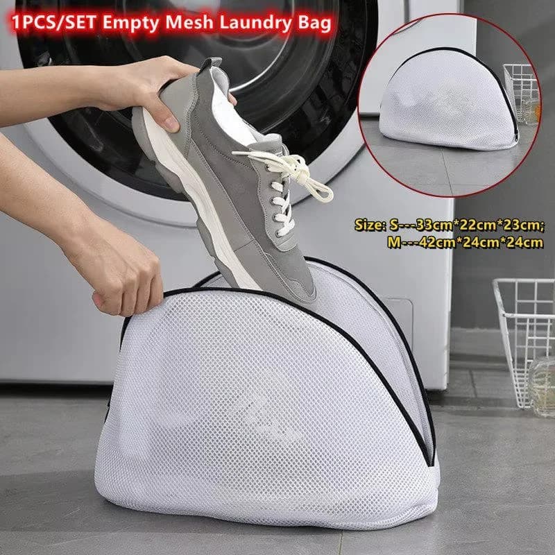 Sacchetto per bucato in rete con cerniera - Organizzatore per lavaggio scarpe e vestiti, sacchetto per lavaggio indumenti delicati, viaggio e conservazione