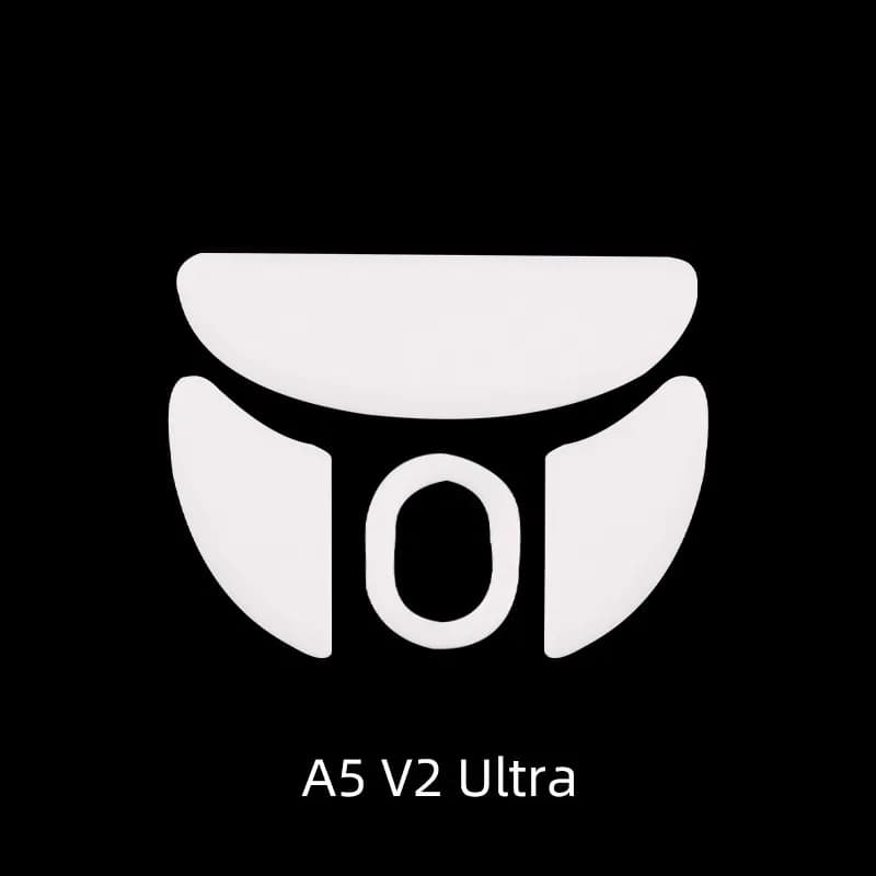 Esptiger ICE V2 Mouse Pattini Per MCHOSE A5 V2 Ultra Mouse Bianco Arco PTFE Mouse Piedi Scivola
