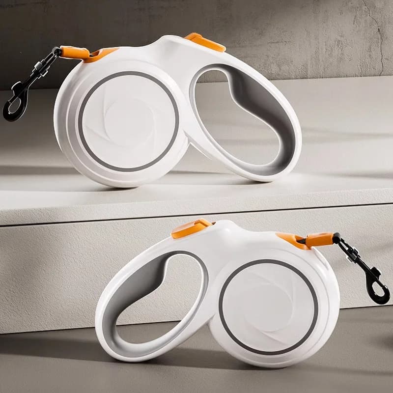 Adjustable and Resistant Grip for Dogs and Cats, Flexible Traction Belt with Automatic Extension for Small and Medium Dogs, Domestic Animal Products