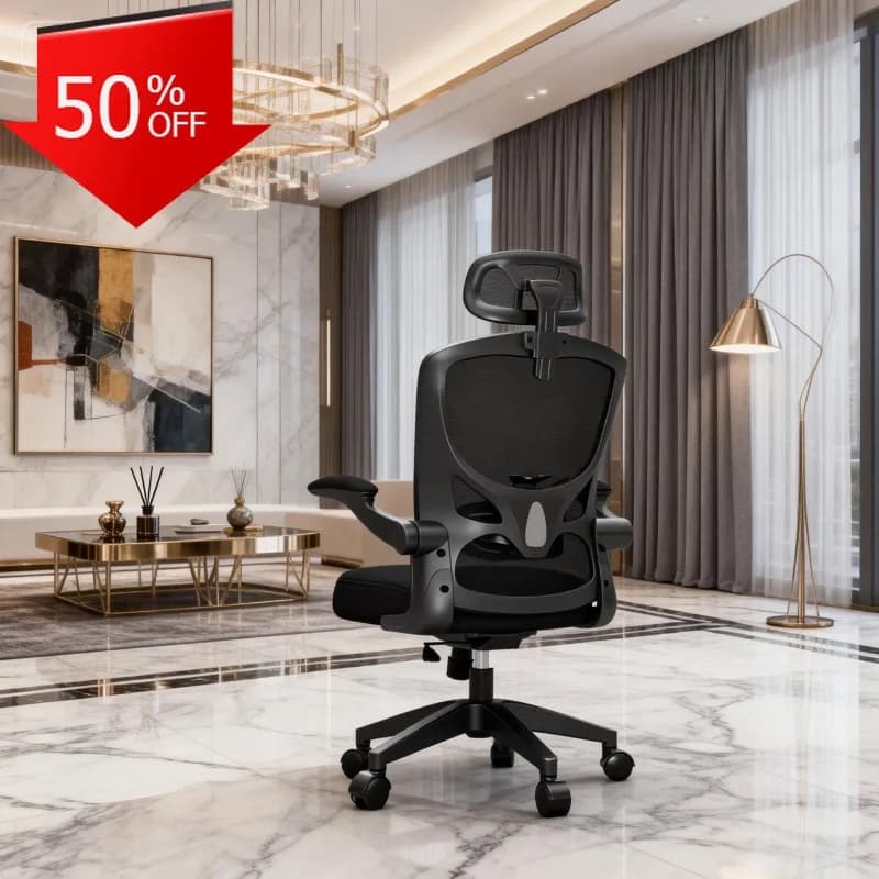 Sedia da ufficio ergonomica con schienale alto Supporto in rete Sedia da scrivania per computer Sedia da gioco girevole reclinabile Mobili per ufficio domestico Cadeira
