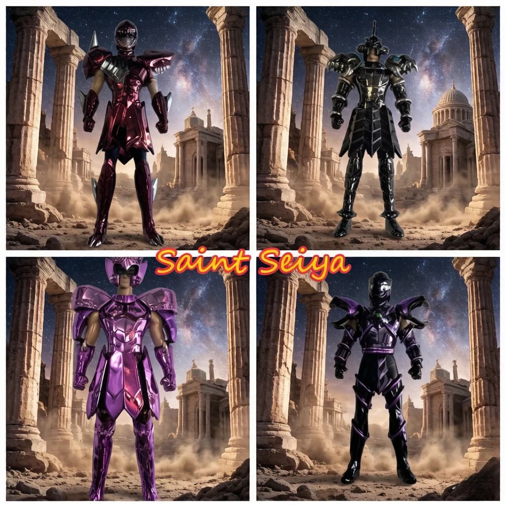 Disponibile GK Saint Seiya Ghost 108 Evil Star - Earth Ghost Star Statuetta in resina monopezzo non articolata da 18,5 cm, personaggio snodabile, giocattolo