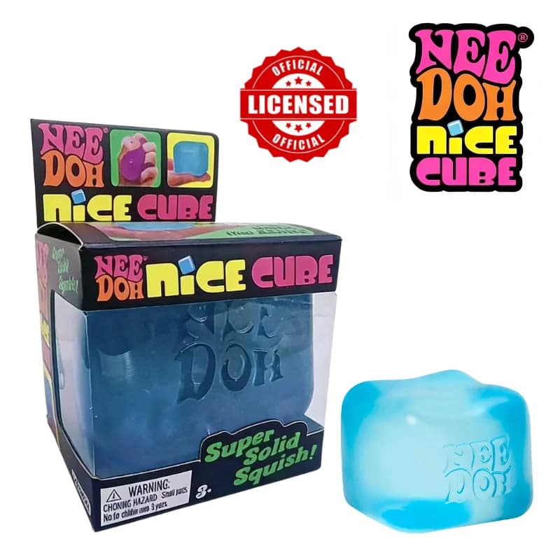 2026 New NeeDoh Fidget Toy Nice Cube Squishy Squeeze Jellyfish Cube Surprise Stress Relief Squeeze Blind Box Party Gift