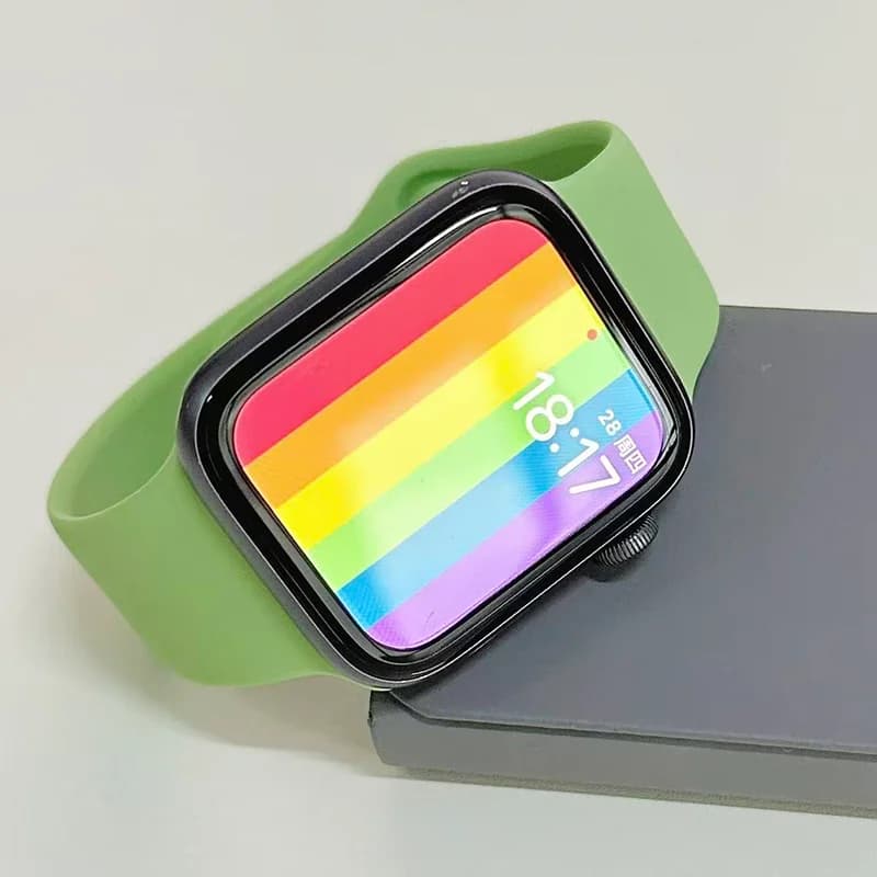Cinturino in silicone per Apple Watch 10 cinturini 46 mm 49mm 45mm 40mm 42mm 41mm 38mm 44 mm braccialetto sportivo serie iWatch 9 8 7 SE ultra 3