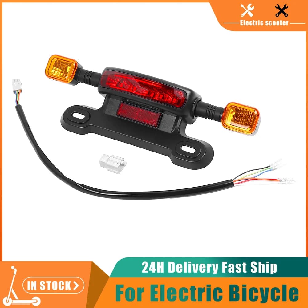 3-in-1 48/60/12V Fanale posteriore a LED Scooter elettrico Indicatore di direzione Indicatore fanale posteriore per parte luce freno scooter elettrico