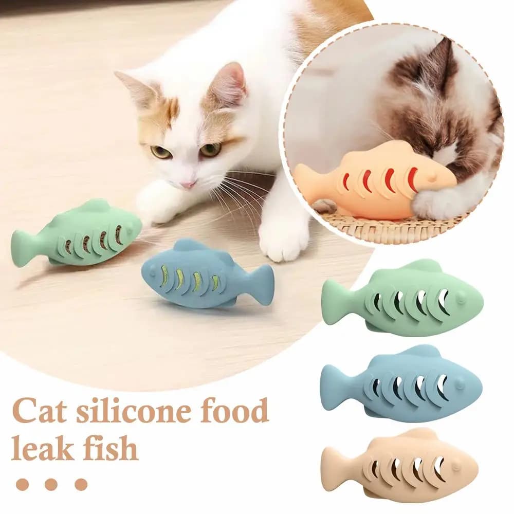 Giocattolo da masticare per gatti a forma di polpo in silicone, interattivo, dispenser di crocchette, puzzle, massaggiagengive, spazzolino per denti, per gatti e gattini, giocattolo auto-giocante per animali domestici