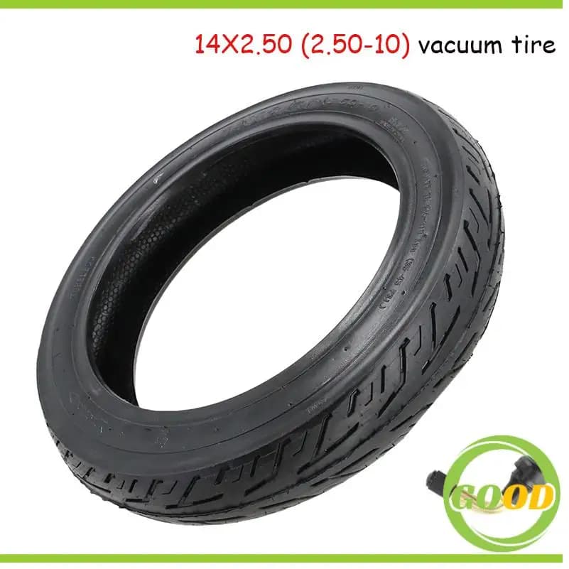Pneumatico sottovuoto 14X2.50 (2.50-10) di alta qualità, adatto per parti di pneumatici tubeless per veicoli elettrici da 14 pollici