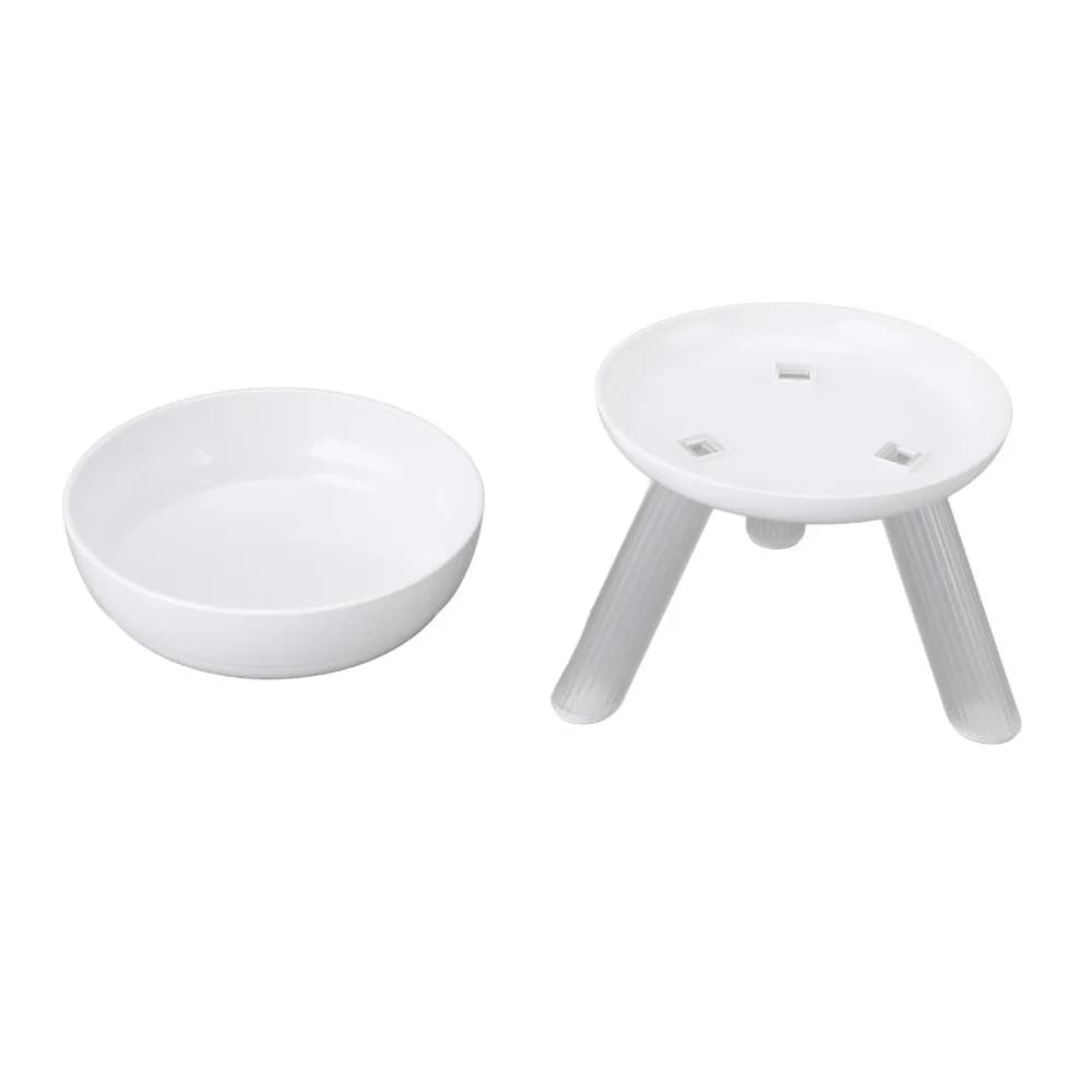 Spine Protective Elevated Cats Dog Bowl Stand Non Slip Base Plastic Pet Food Bowl Holder Pet Feeding Bowl Indoor Feeding