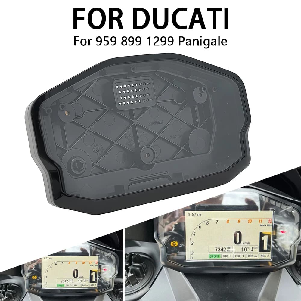 Copertura Cruscotto Moto per Ducati 959 899 1299 1199 Panigale 848 1198, Guscio Protettivo per Strumentazione LCD, Tachimetro e Contachilometri