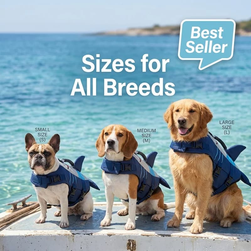 Dog clothes Life Jacket for Small Medium Large Dogs Swimsuit Adjustable High Buoyancy Swim Safety Vest