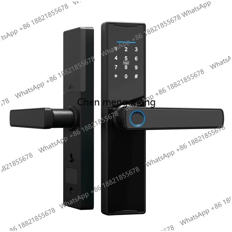 Apri la porta in legno con impronta digitale, serratura con password per camera da letto, ufficio domestico, serratura elettronica intelligente.