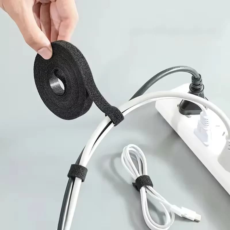 2/4/6PCS Fascette per cavi dati Organizzatore Rimovibile Cavo di fissaggio per riporre Fascette multiuso per la gestione dei cavi Protezione riutilizzabile