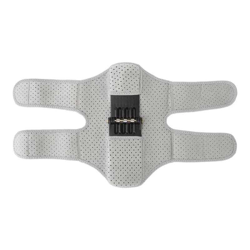 Supporto per Ginocchio Traspirante con Potente Forza a Molla, Stabilizzatore e Supporto Articolare Grigio