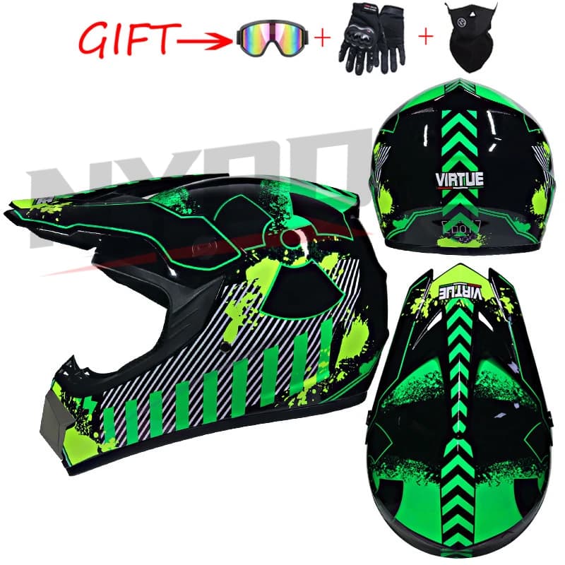 Men Women's Motocross Motorcycle helmet ATV Motocross MTB MTB DH Running helmet Cross Helm Capacetes Send 3 pieces gift.