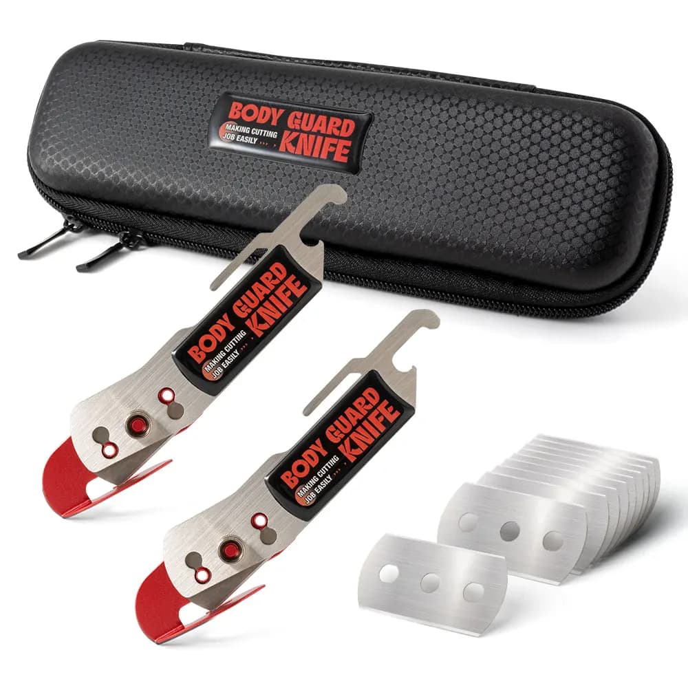 FOSHIO Coltello multiuso Taglierina per vinile di sicurezza Tinta per finestre Rivestimento per auto Involucri di pellicola Strumento per fessure di carta Apriscatole per cucina domestica