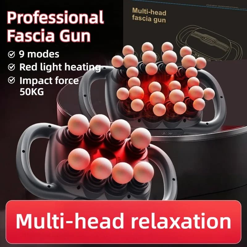 Professional Multifunction Massage, Powerful Body Background Massage Machine, Portable Wireless Vibration Massage Tool