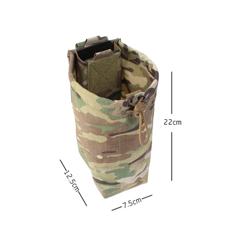 Borse di recupero combinate per caccia tattica Accessori per cinture in vita Borsa non pieghevole Custodia per caricatore singola 5.56