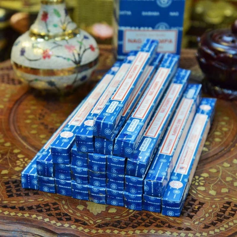 1 scatola di fragranze bastoncini indiani incenso casa profumo bastone profumo naturale che brucia per una sana sala Yoga profumo Aroma aromaterapia