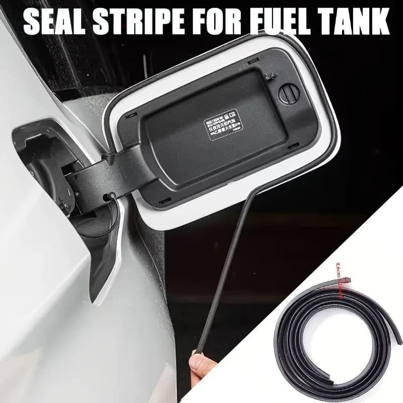 Guarnizione Adesiva Impermeabile per Serbatoio Auto 90CM, Striscia Antipolvere per Tappo Carburante, Guarnizione Auto per Sigillare Fessure