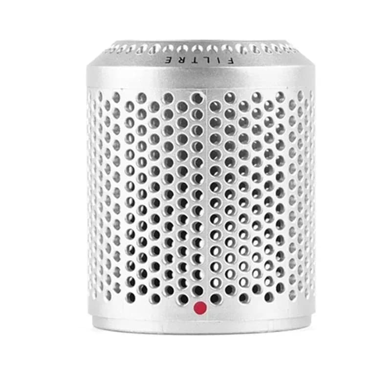Nuovo Coprifiltro Esterno Antipolvere Accessori per Aspirapolvere Argento per Asciugacapelli Dyson HD01 HD03 HD08