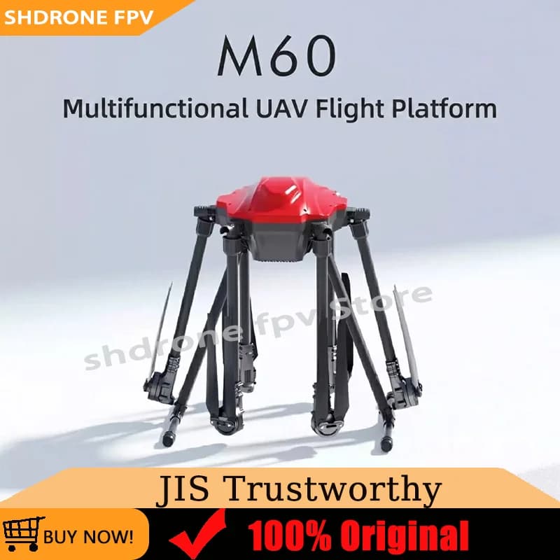 JIS M60 Foldable Hexacopter Drone Frame Quick Release Design for Easy Transport & Assembly for Various Scenarios Applications