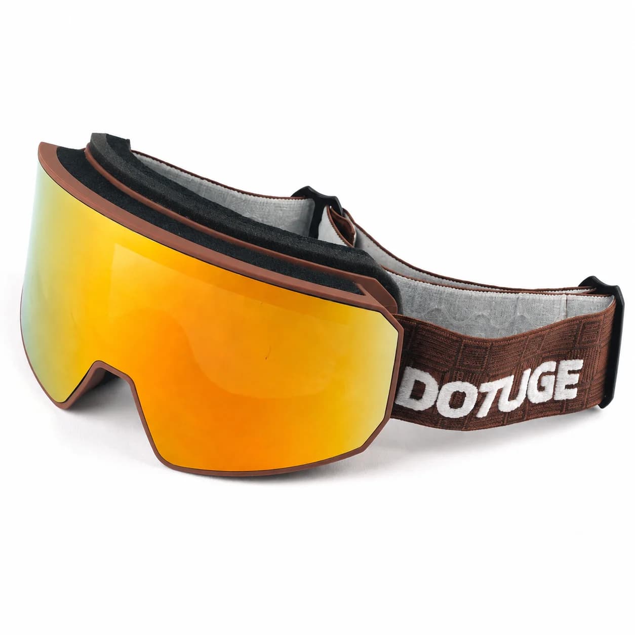 Cylindrical Ski Goggles Anti-Fog Windproof PC Lens TPU Frame OTG Snowboard Eyewear for Men Women Skiing Mountaineering