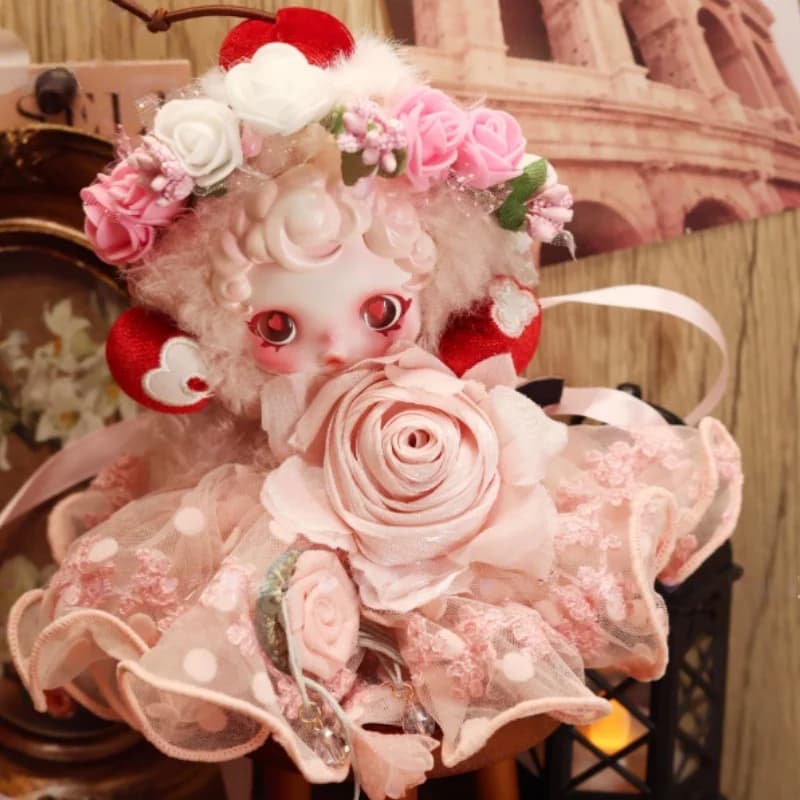 Solo vestiti per bambini Sp Sleepless Theater Terza generazione Piccola torta modellosa Splendido set di ciondoli in gomma con orlo grande e gonna