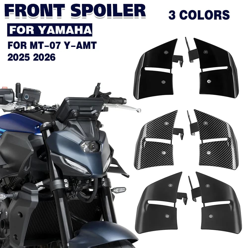 Alette laterali aerodinamiche MT07 per Yamaha MT-07 Y-AMT MT 07 2025 2026, spoiler anteriore per moto naked, alette aerodinamiche per il vento