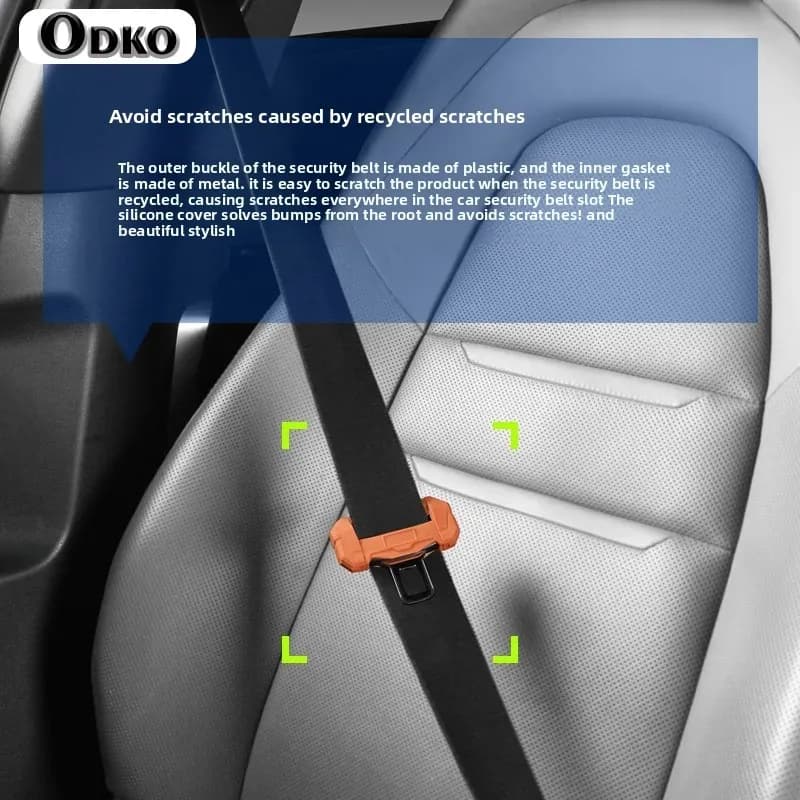 Silicone Car Safety Belt Plug Cover Tool for Volkswagen Tharu Passat Montgomery Lingdu