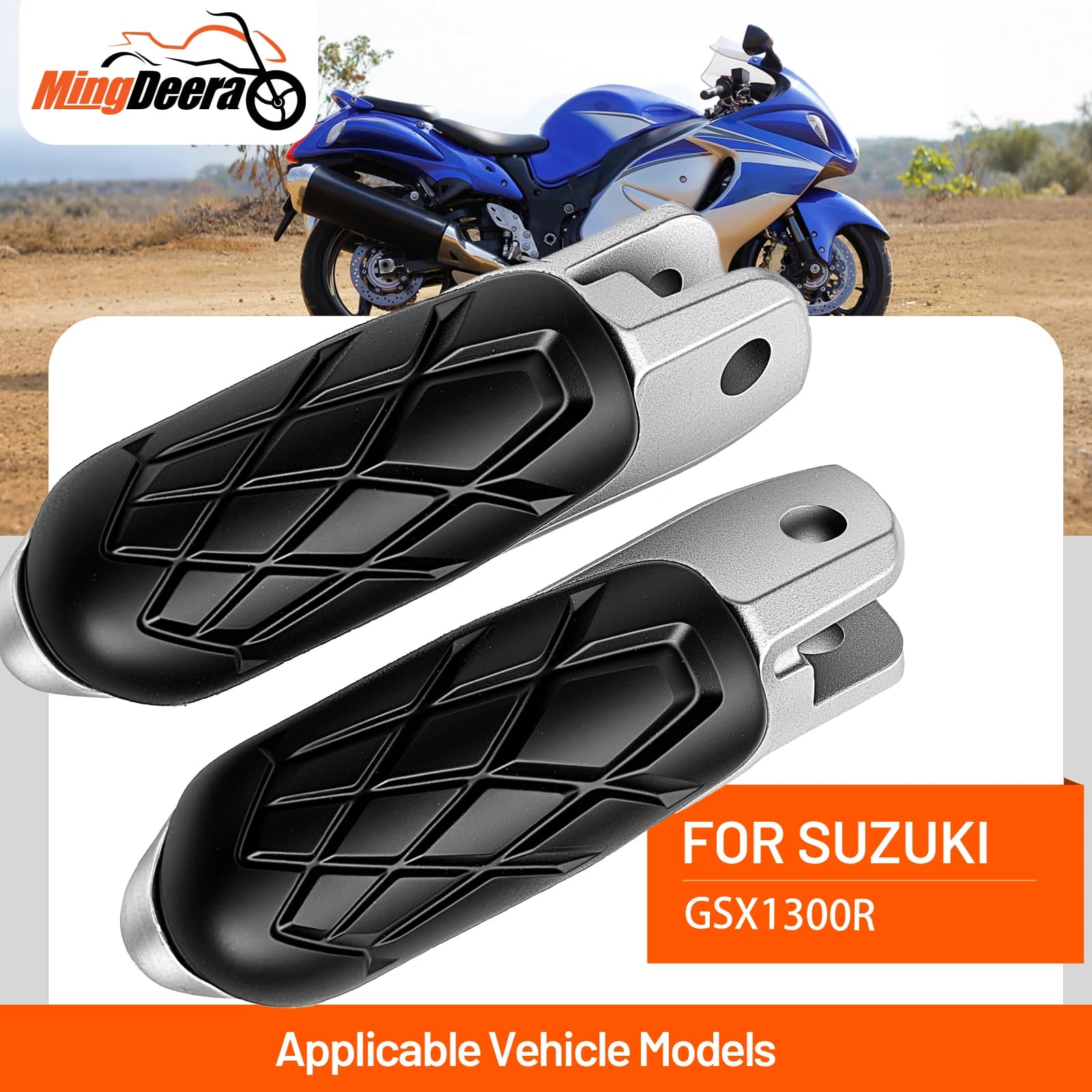 Moto Anteriore Pedane Pedane Per Suzuki GSX1300R 2022-2024 Moto Pedane Accessori