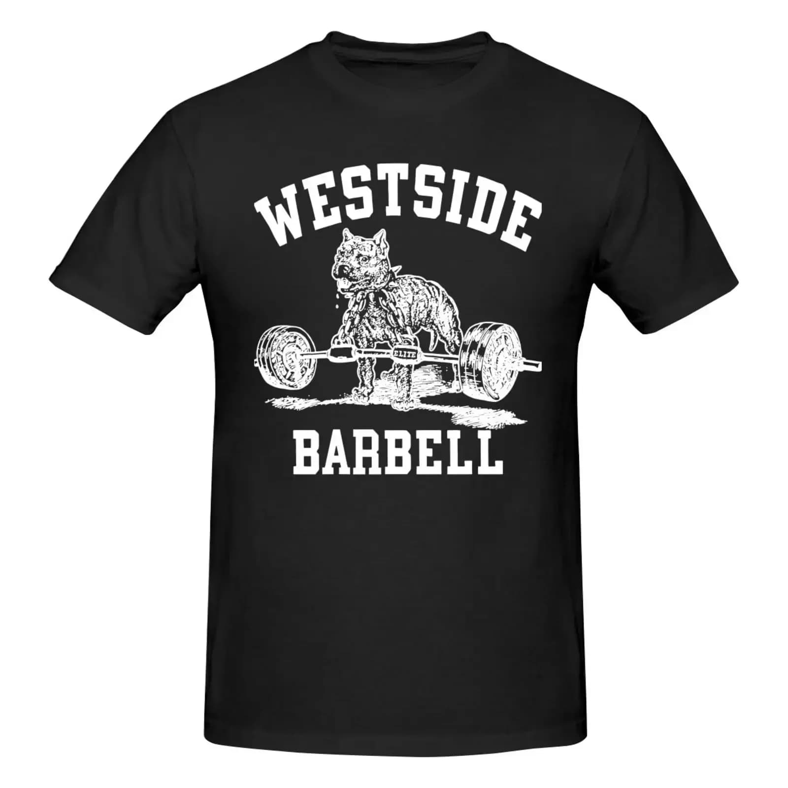 Hot Sale Westside Balancing Gym Weightlift Exercise Fitness Men T-shirt Fashion Casual Streetwear Male Clothing Harajuku Tees