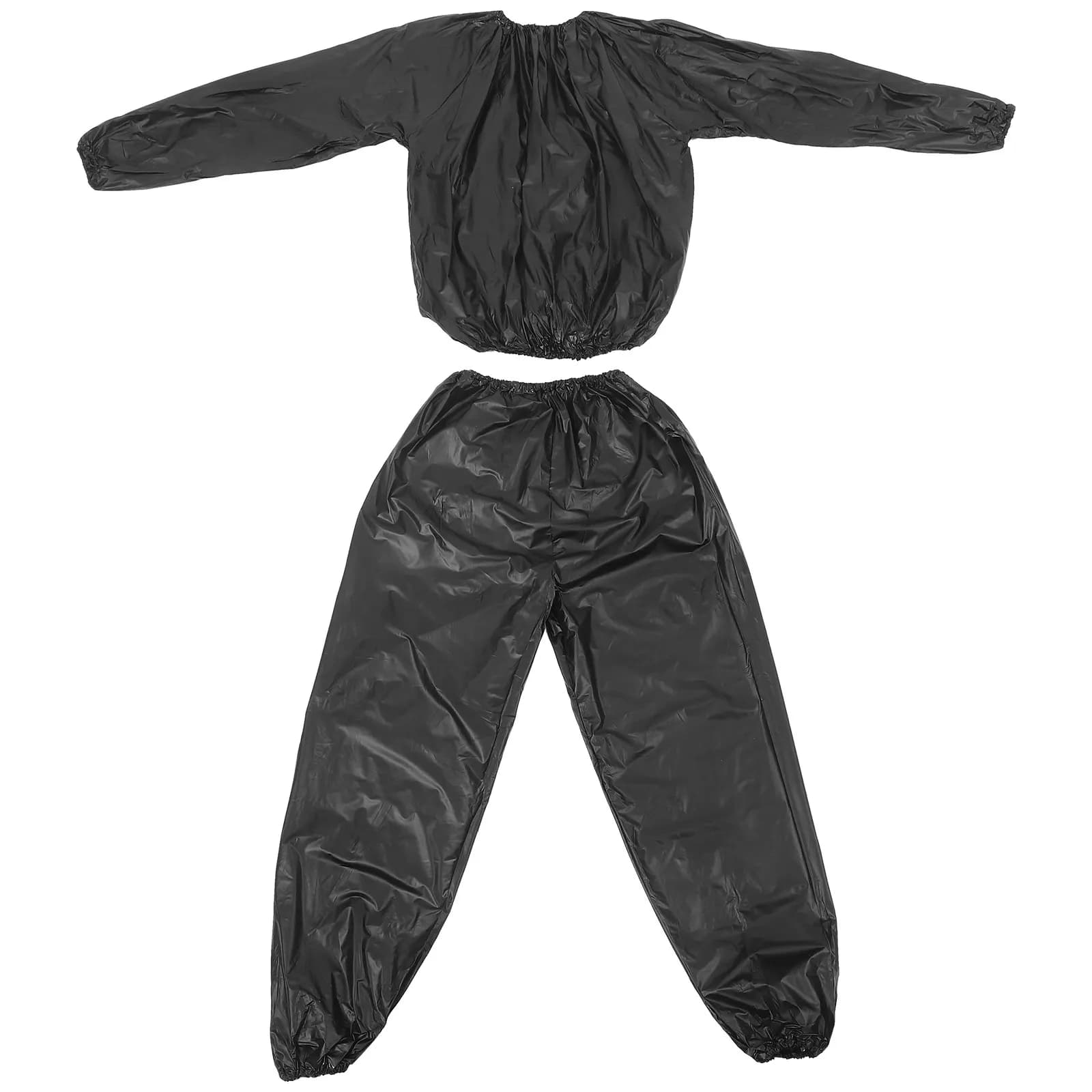 Set Completo Tuta Sauna Uomo Donna: Top e Pantaloni Sportivi Comfort Fit per Bruciare i Grassi, Abbigliamento Palestra