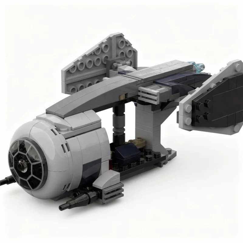 Set di Costruzioni MOC da 212 Pezzi, Modello di Astronave Infiltratrice, Gioco Educativo Creativo, Regalo di Natale