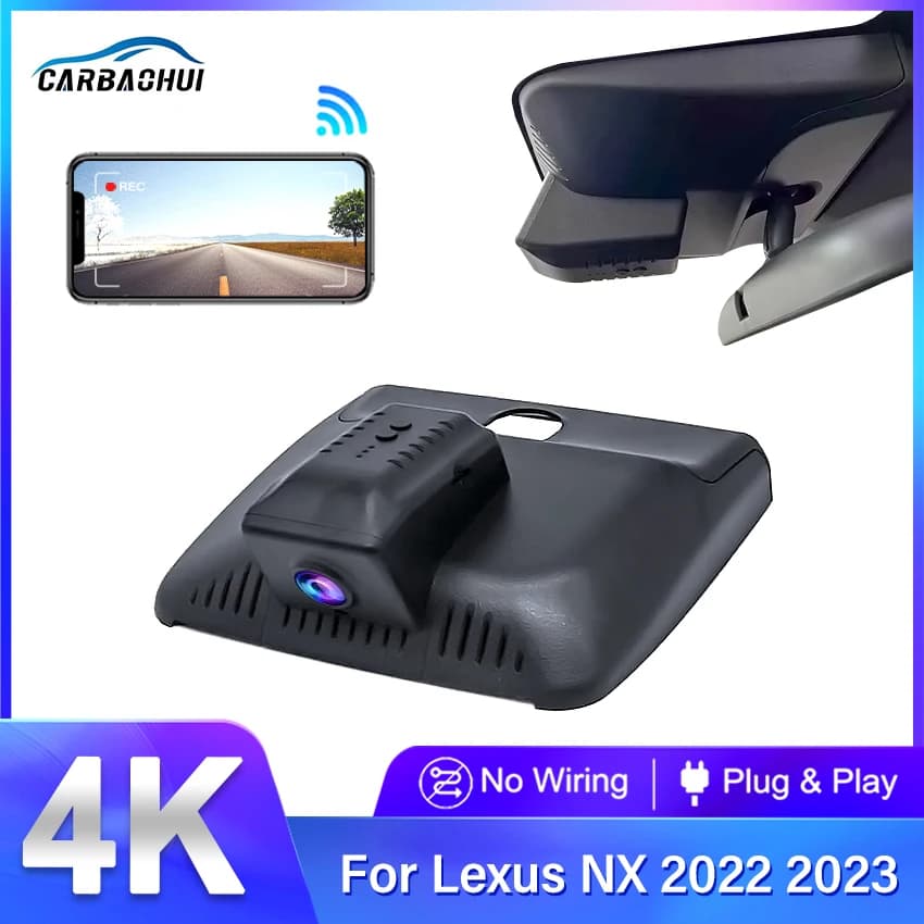 Plug and Play DVR per auto per LEXUS NX 2021 2022 2023 NX260 NX350h NX400 4K Wifi Dash Cam Telecamera posteriore 2160P Videoregistratore