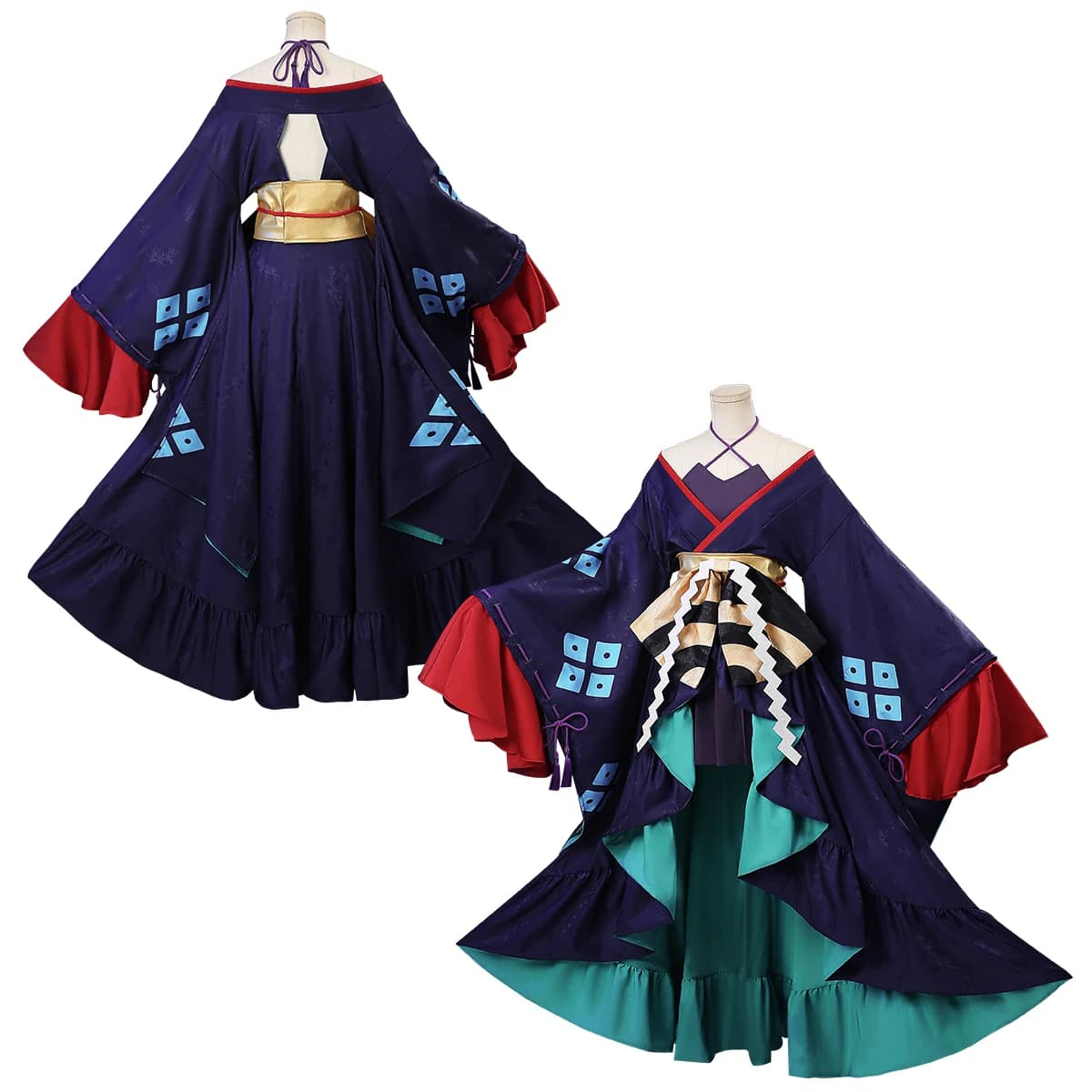 Costume Cosplay HOLOUN Tsukimi Yachiyo, Dress Princess Cosmic Kaguya, Belt skirt, for conventions, Halloween, Christmas