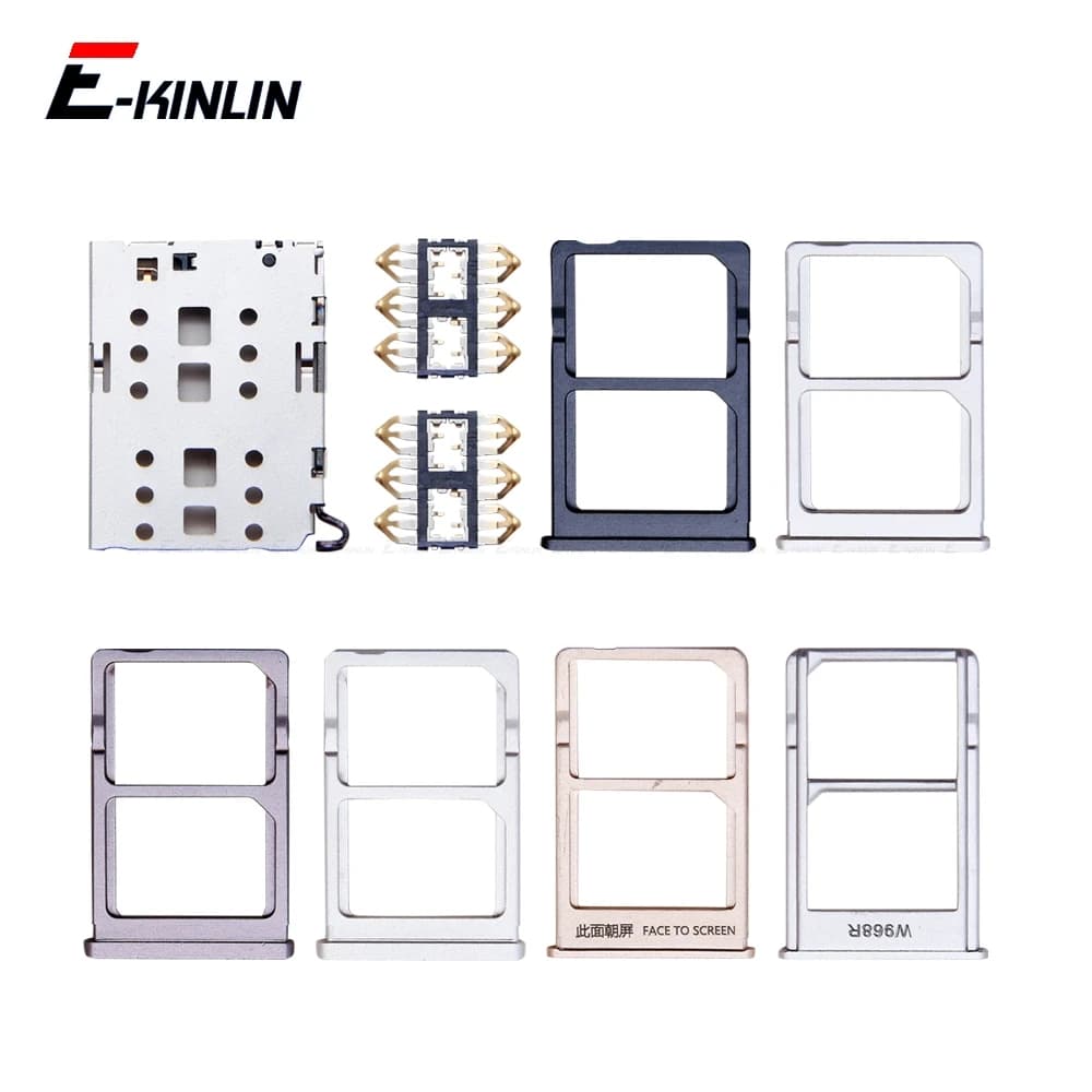 Scheda SIM/Vassoio scheda Micro SD Presa Supporto Slot Contenitore Connettore Adattatore Lettore Parti di ricambio per XiaoMi Mi 6 5 5S Plus