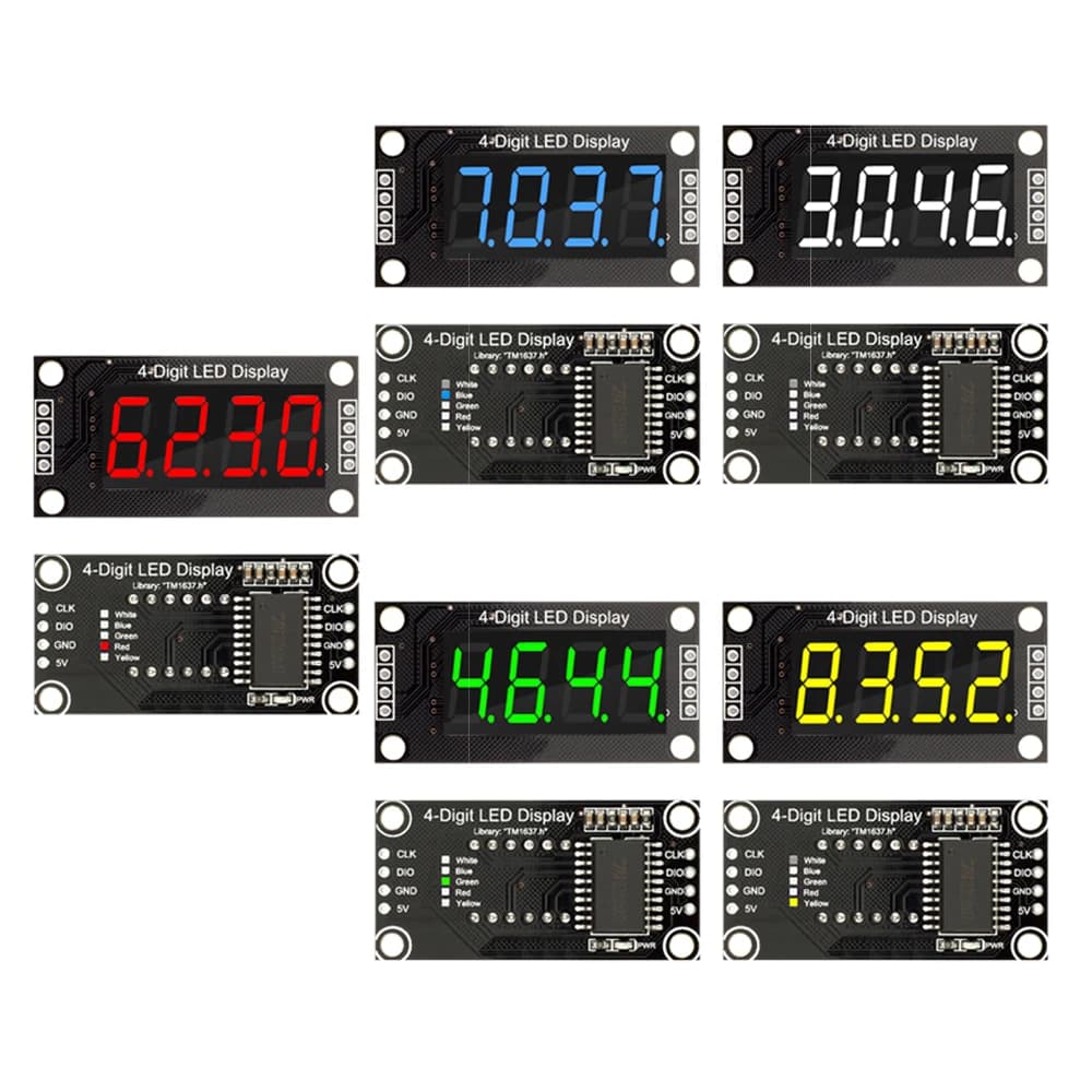 TM1637 Modulo display a LED per Arduino 7 segmenti 4 cifre 0,36/0,56 pollici Orologio Anodo Nixie Tube Quad Serial Driver Board Module