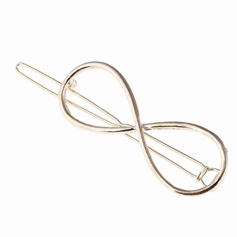 Fermaglio per capelli vintage con simbolo dell'infinito per donne e ragazze, fermagli per capelli Bijoux, gioielli per capelli