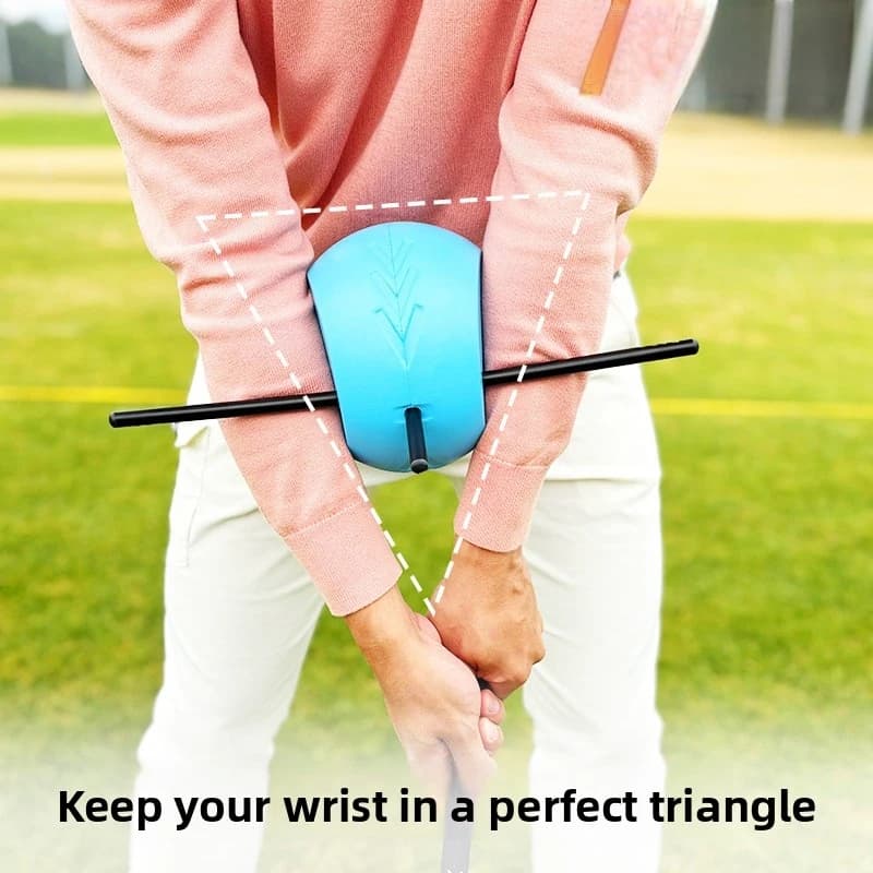 Set di Allenamento Golf THE LINKSOR: Trainer per Swing e Supporto Triangolare per Polso