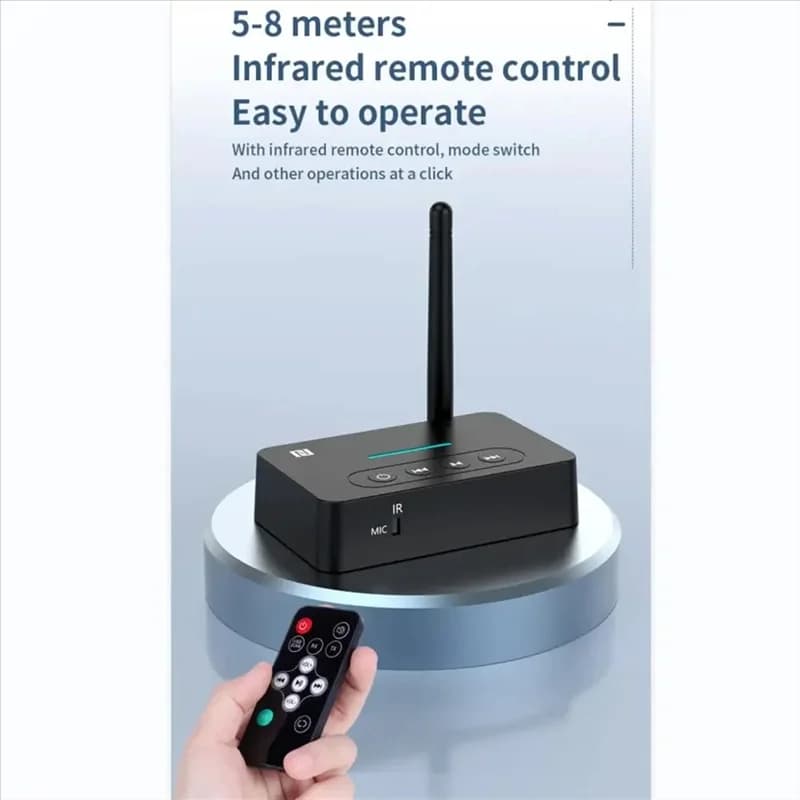 Adattatore wireless A32T-Stereo NFC Ricevitore audio Bluetooth Trasmettitore Scheda USB TF Riproduzione musicale Amplificatore da AUX a audio