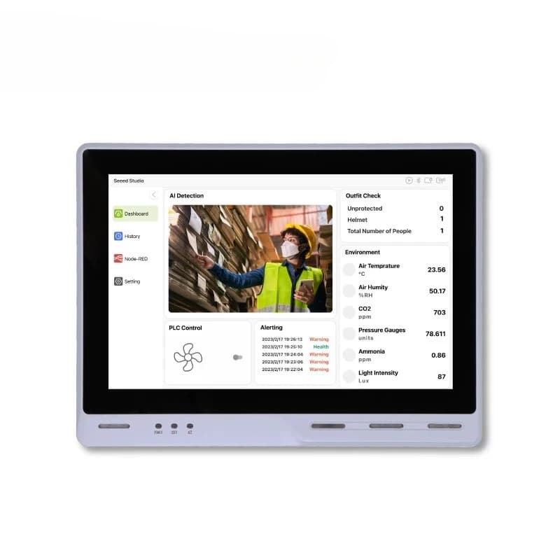 Computer Industriale All-in-One DM Raspberry Pi CM4 con Schermo Touch da 10,1 Pollici