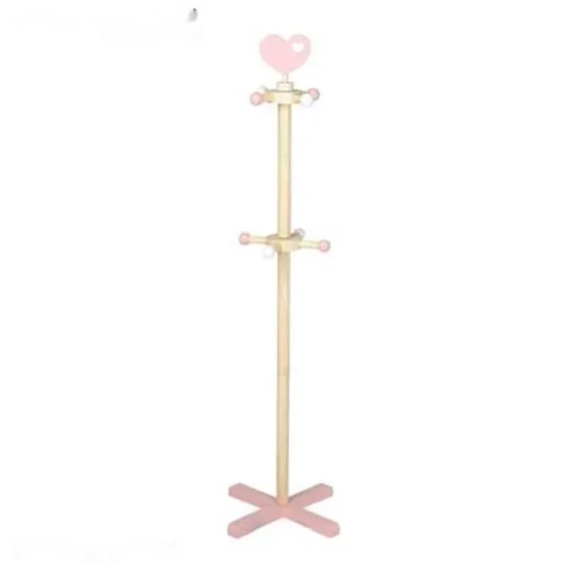Bedroom hanger in solid wood cute cartoon for children Inlet clothes hangers for children