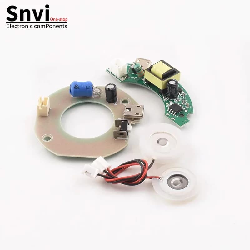 Modulo umidificatore atomizzatore scheda driver da 108 kHz, circuito semicircolare MicroUSB DC5V, modulo fai da te