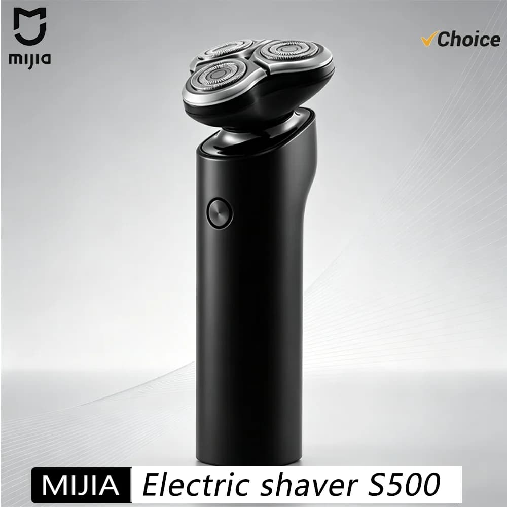 Rasoio Elettrico da Uomo S500 Originale con Tripla Lama, Regolabarba Wet/Dry con Testina Flottante - Macchina per Rasatura di Precisione