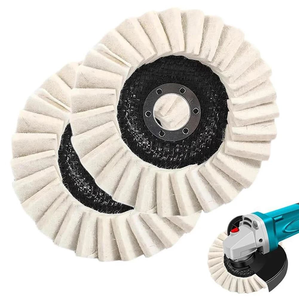 Dischi per smerigliatrice angolare in alluminio, acciaio inossidabile, effetto specchio, per tende in lana, da 125 mm, finitura diamantata