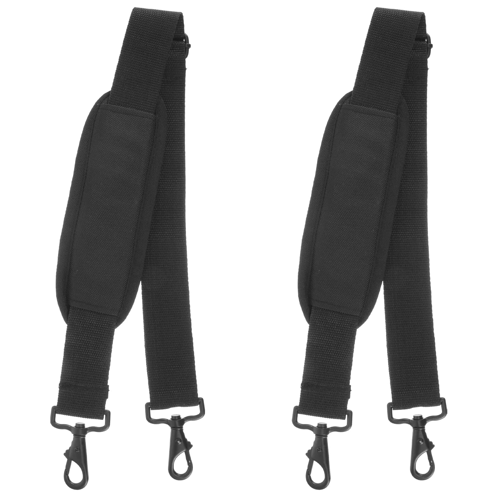 2 pezzi tracolla per borsa per strumenti musicali tracolla imbottita regolabile per violino custodia per chitarra zaino rullante sassofono nero