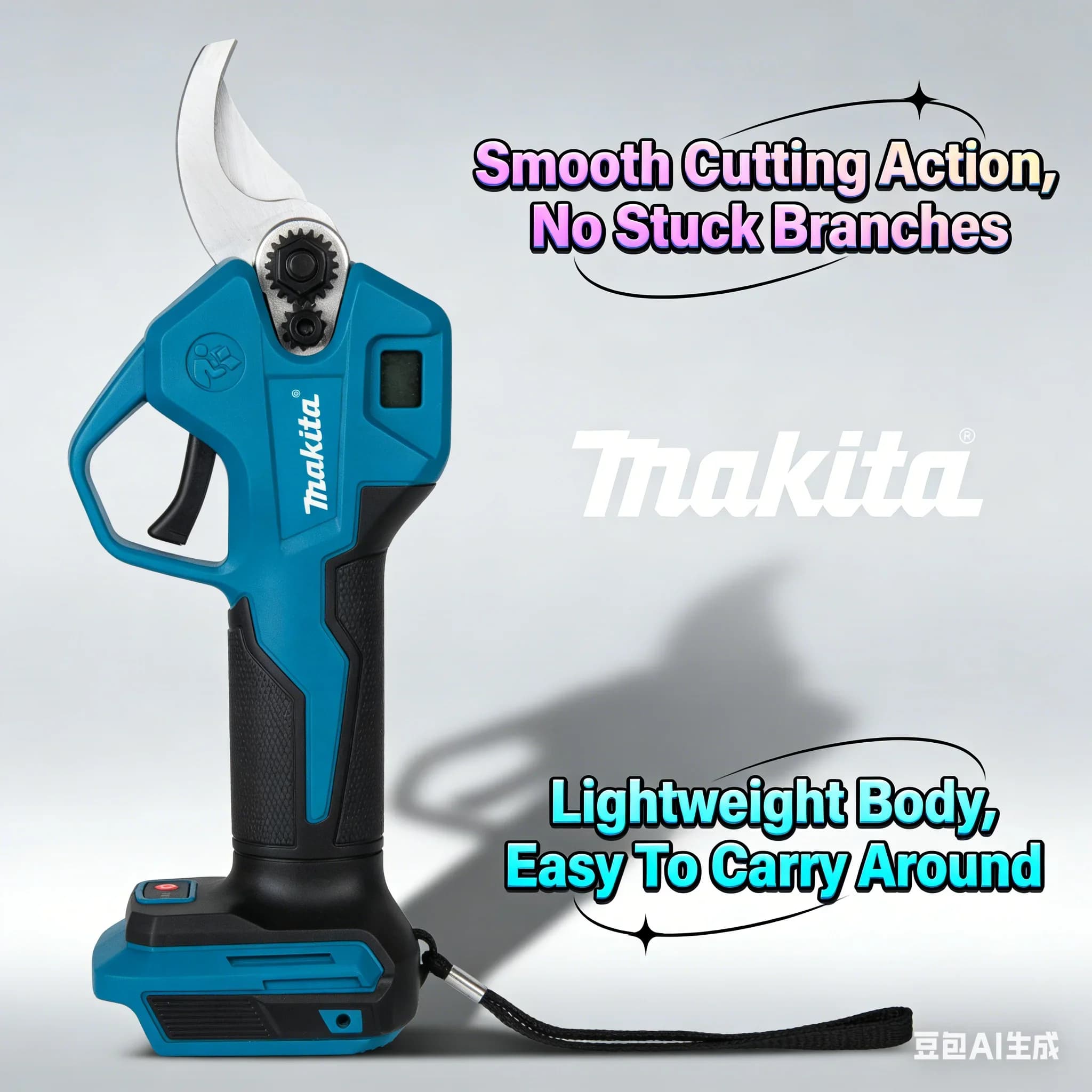 Forbici Elettriche Senza Fili Makita 45MM, Potatore per Alberi e Bonsai, Utensile Elettrico Compatibile con Batteria Makita 18V